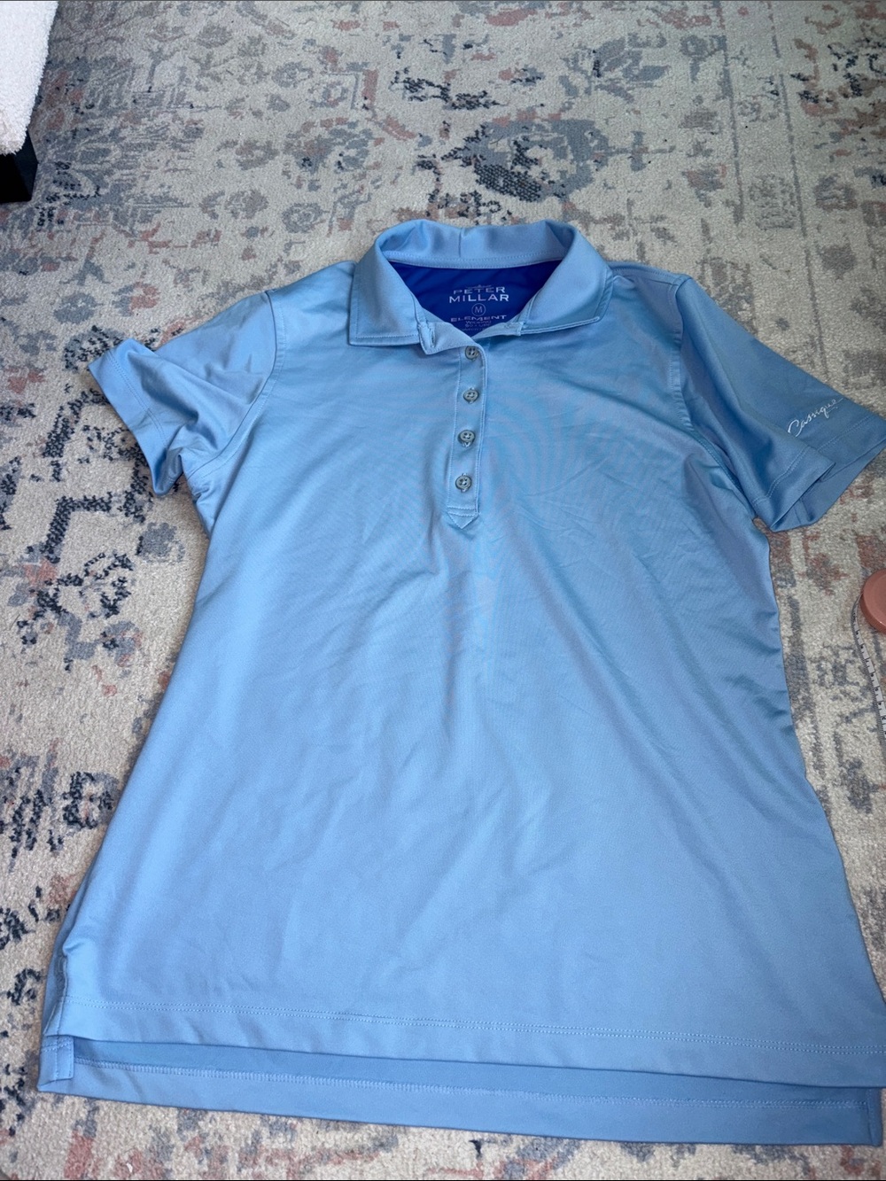 Peter Millar Baby Blue women's Polo Top size medium